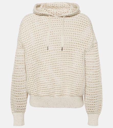Sudadera calada en mezcla de algodón - Brunello Cucinelli - Modalova