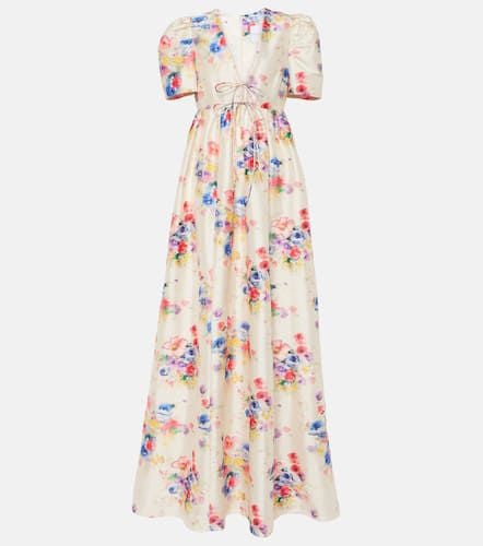 Miriam beaded floral front-tie gown - Markarian - Modalova