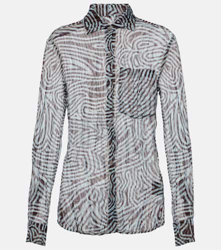 Camicia in voile con stampa - Dries Van Noten - Modalova