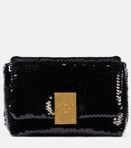 Soft sequined shoulder bag - Balmain - Modalova