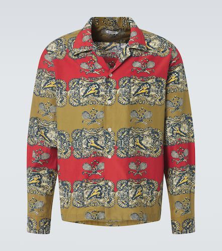 Tennis Court printed cotton and silk shirt - Bode - Modalova