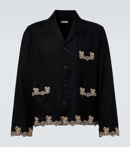 Laurelist wool flannel overshirt - Bode - Modalova