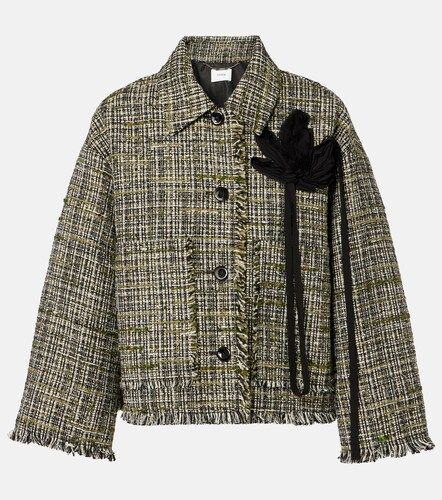 Erdem Floral-applique tweed jacket - Erdem - Modalova