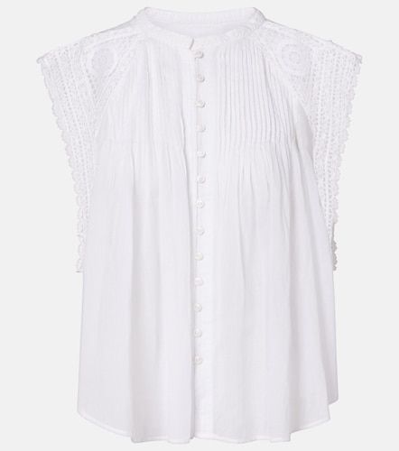 Blusa Grecia de algodón con encaje - Marant Etoile - Modalova