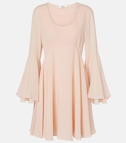 Chloe Silk georgette minidress - Chloe - Modalova