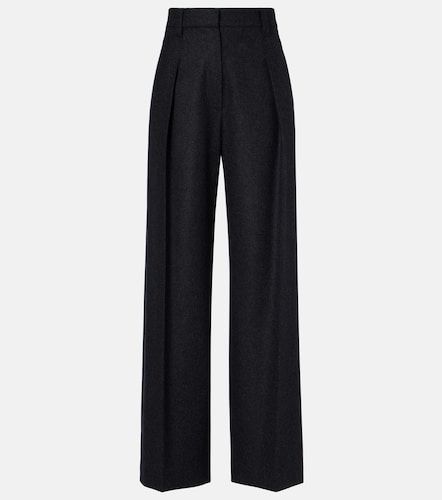Virgin wool straight pants - Brunello Cucinelli - Modalova
