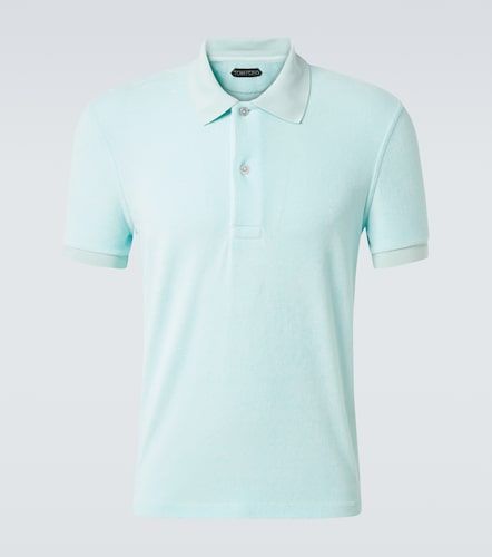 Polo de rizo en mezcla de algodón - Tom Ford - Modalova