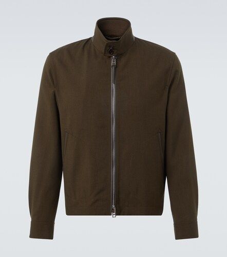 Giacca blouson in lana, cashmere e seta - Tom Ford - Modalova