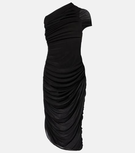 One-shoulder ruched midi dress - Magda Butrym - Modalova