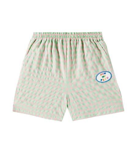 Play checked cotton-blend shorts - Jellymallow - Modalova