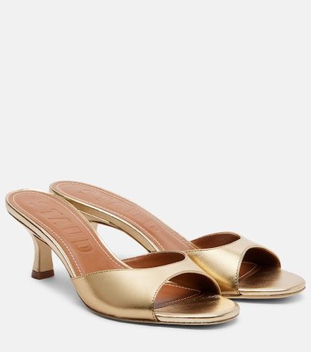 Brigitte 100 metallic leather mules - Staud - Modalova