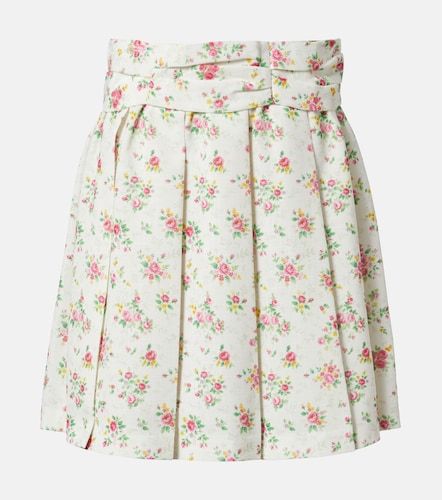 Minifalda floral plisada - Shushu/Tong - Modalova