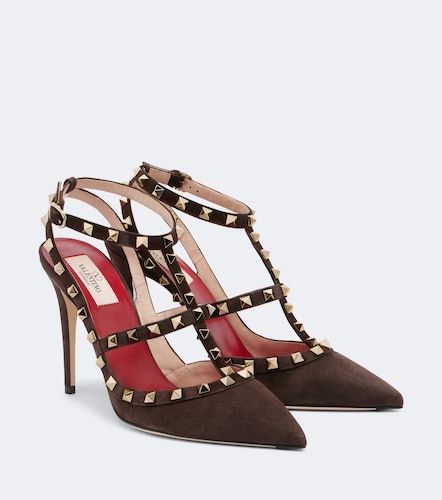 Rockstud suede pumps - Valentino Garavani - Modalova
