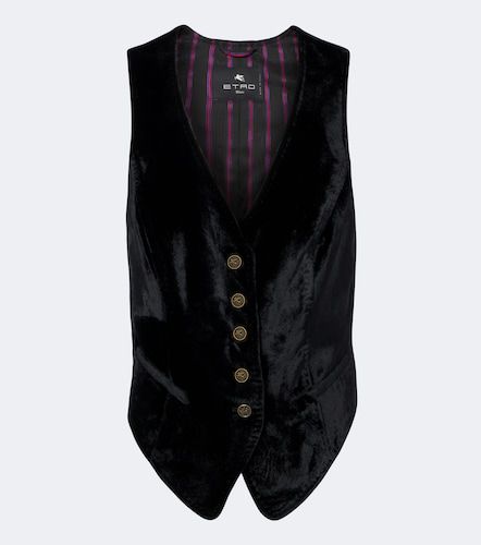 Etro Pegaso velvet vest - Etro - Modalova