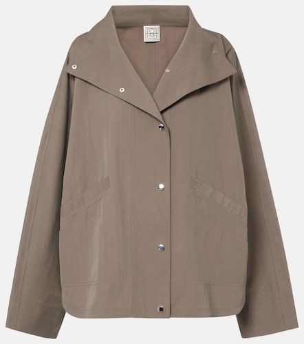 Oversized cotton-blend jacket - Toteme - Modalova
