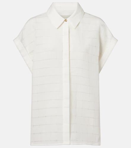 Camicia Andra in lino e cotone a quadri - Asceno - Modalova