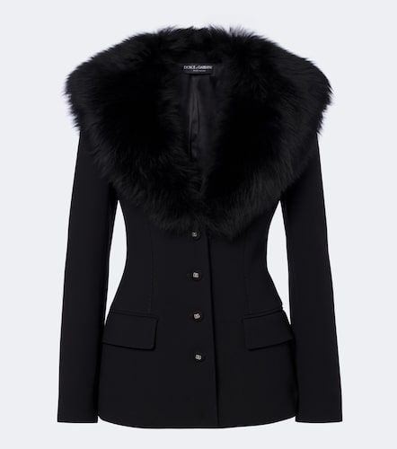 Chaqueta DG en mezcla de lana - Dolce&Gabbana - Modalova