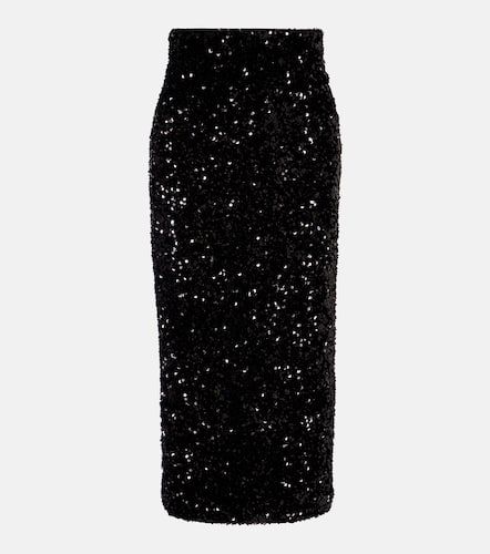 Vince Sequined velvet midi skirt - Vince - Modalova