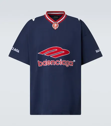 Camiseta de jersey de algodón oversized - Balenciaga - Modalova