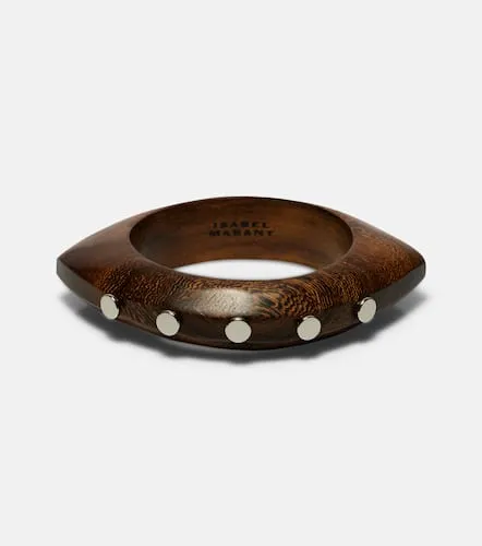Layla studded wood bangle - Isabel Marant - Modalova