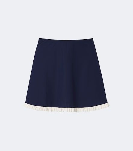 Minifalda de jersey con volantes - Karla Colletto - Modalova
