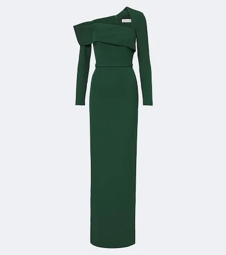 Yemihma one-shoulder crepe gown - Safiyaa - Modalova