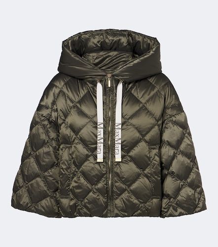 Hooded quilted cropped down jacket - Max Mara - Modalova