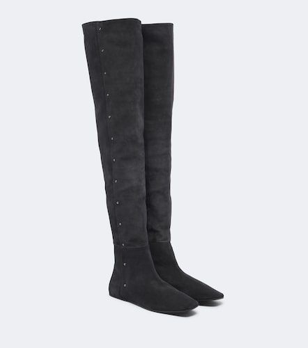 Botas mosqueteras de ante con tachuelas - Max Mara - Modalova