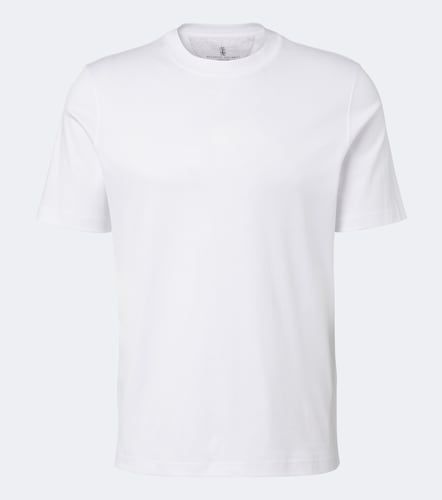 T-shirt in jersey di cotone - Brunello Cucinelli - Modalova