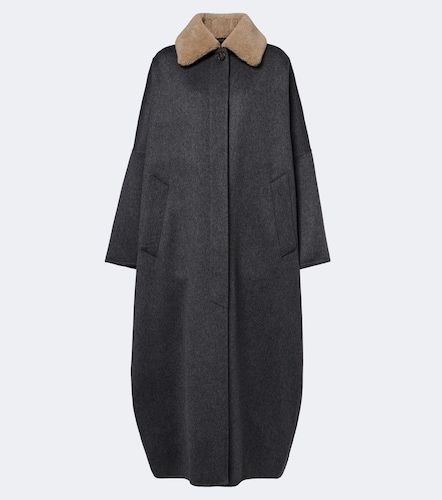 Cappotto in cashmere con shearling - Brunello Cucinelli - Modalova