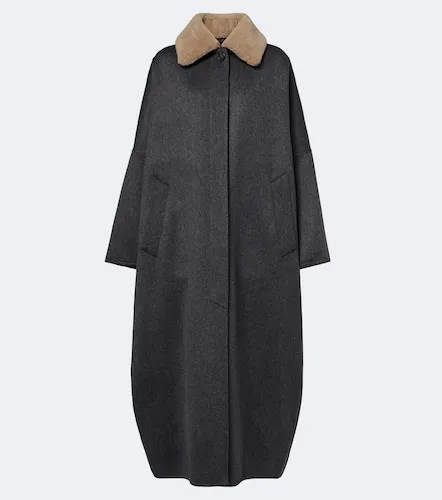 Mantel aus Kaschmir mit Shearling - Brunello Cucinelli - Modalova