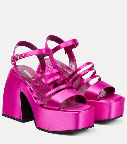 Bulla Chibi satin platform sandals - Nodaleto - Modalova