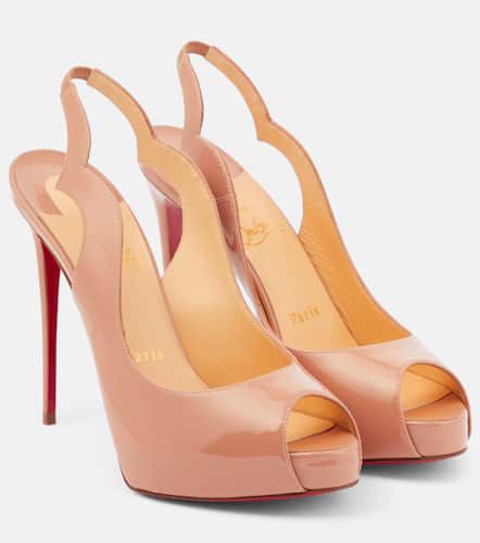 Hot Chick patent leather slingback pumps - Christian Louboutin - Modalova