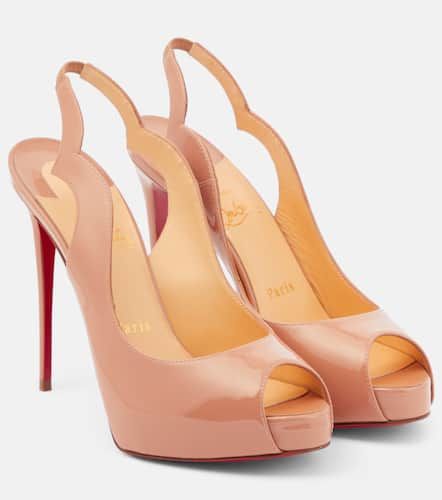 Slingback-Sandalen Hot Chick aus Lackleder - Christian Louboutin - Modalova