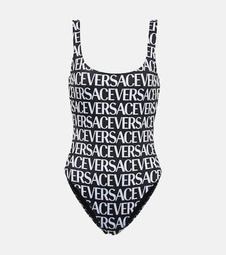 Versace Logo swimsuit - Versace - Modalova