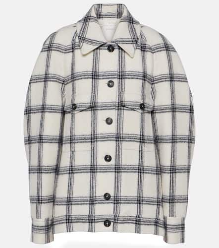 Assenzi checked virgin wool shirt jacket - Sportmax - Modalova