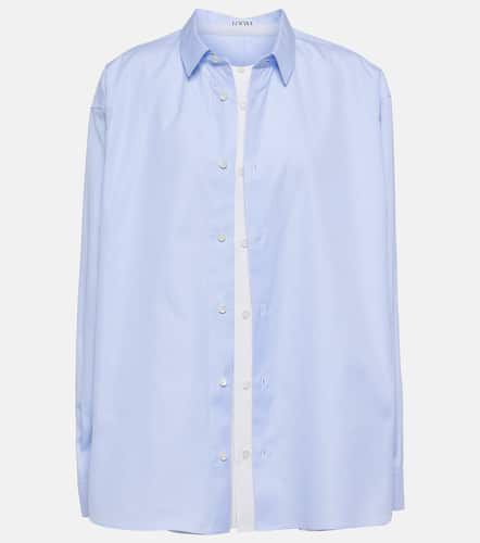 Camisa de popelín de algodón a capas - Loewe - Modalova