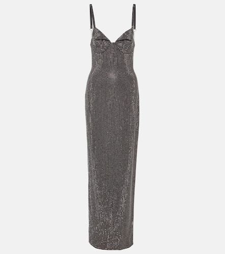 Crystal-embellished jersey gown - Area - Modalova