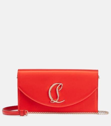 Loubi54 Small satin crossbody clutch - Christian Louboutin - Modalova