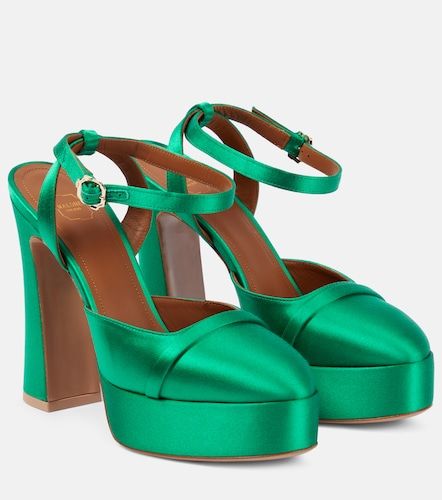 Mora satin platform pumps - Malone Souliers - Modalova