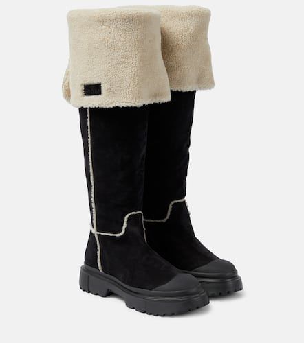 Hogan H619 suede knee-high boots - Hogan - Modalova