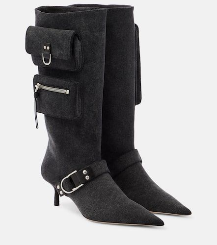 Jeanne denim knee-high boots - Blumarine - Modalova