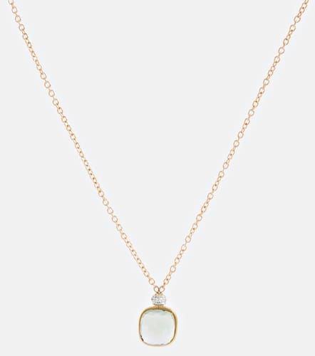 Nudo 18kt gold necklace with prasiolite and diamonds - Pomellato - Modalova