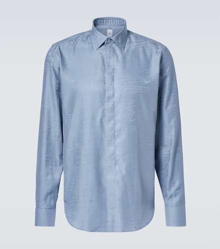 Scritto Andy silk and cotton shirt - Berluti - Modalova