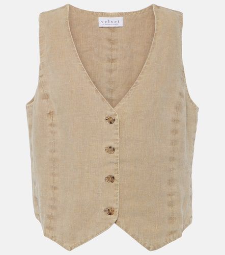 Velvet Mylie linen vest - Velvet - Modalova