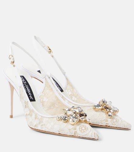 Rainbow lace slingback pumps - Dolce&Gabbana - Modalova