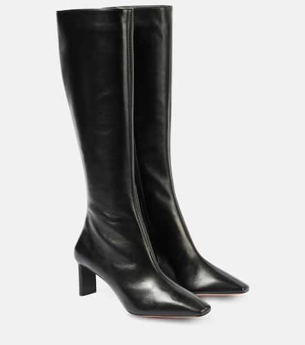 Zenn 65 leather knee-high boots - Aquazzura - Modalova