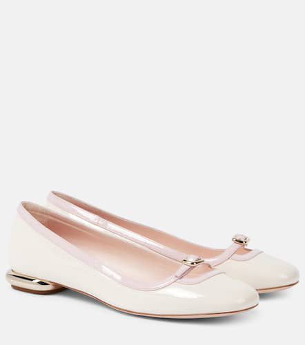 Choc B Mini leather ballet flats - Roger Vivier - Modalova