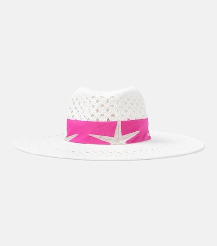 Printed raffia sun hat - Valentino Garavani - Modalova