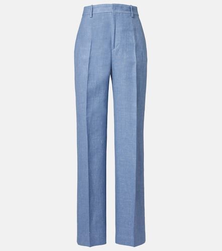 Linen and cotton twill wide-leg pants - Polo Ralph Lauren - Modalova
